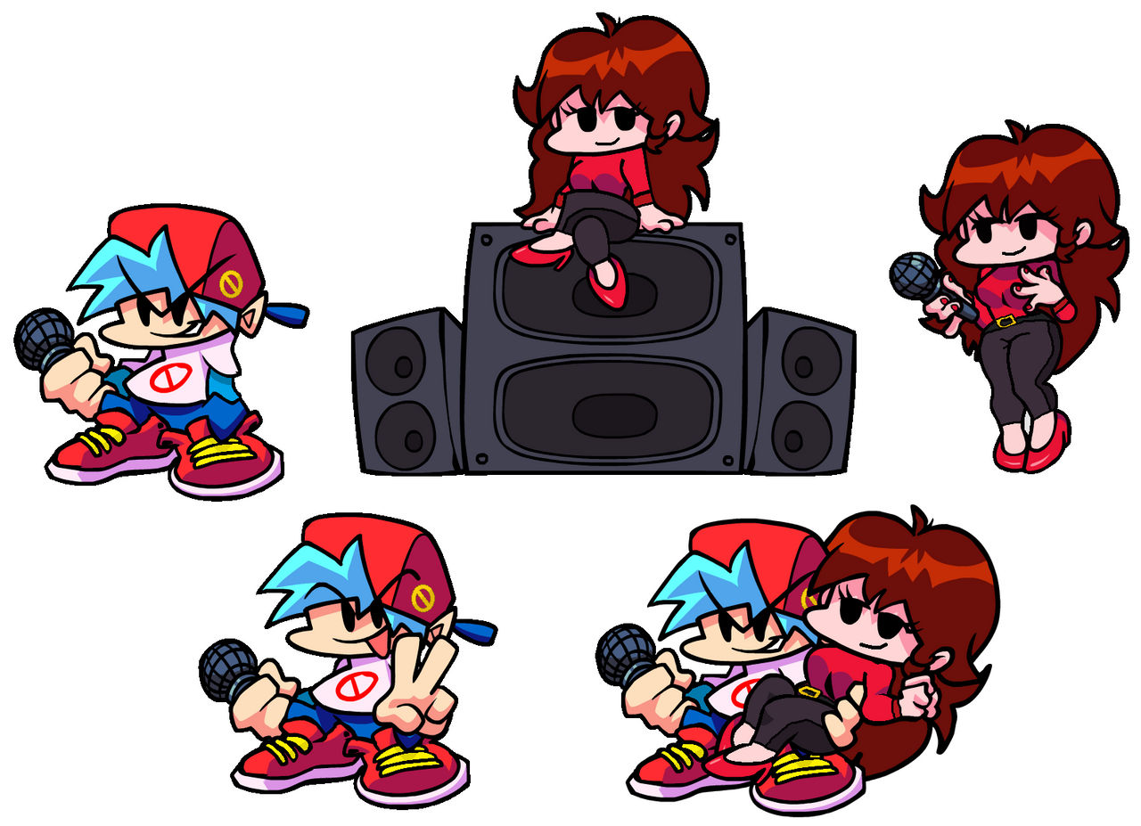 FNF Boyfriend and Girlfriend's Redesigns by WarchieUnited on DeviantArt