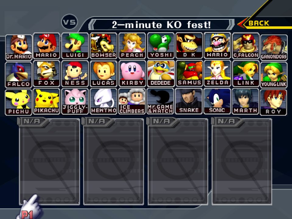 My SSB Roster for Gamecube by WarchieUnited on DeviantArt
