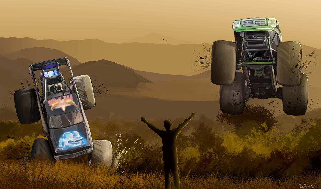 Monster Truck Throwdown contest entry by LightningCato on DeviantArt