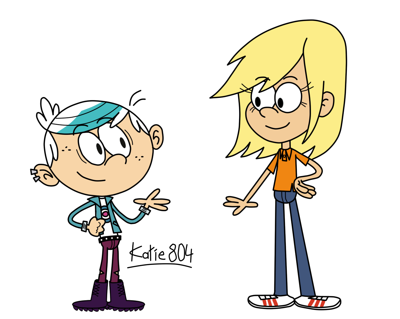 Sam Deviantart Sam and Lincoln clothes swapping by katie804 on DeviantArt