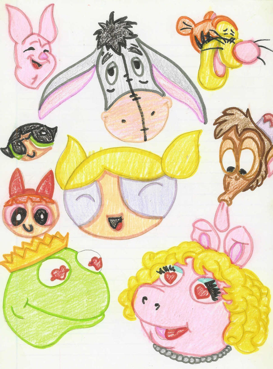 Cartoon Collage Drawing by EveryonesLawSchool on DeviantArt