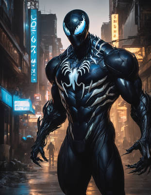 Venomized Peter Parker