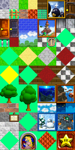 Super Mario 64 Tileset On Rpg Maker Xp By Cuddlesnam On Deviantart