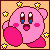 Kirby Icons (Puffball Line Sticker)