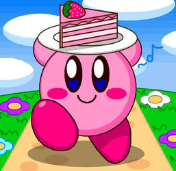 Kirby Have Cake