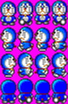 16-Bit Doraemon Blue Sprites on RPG Maker XP