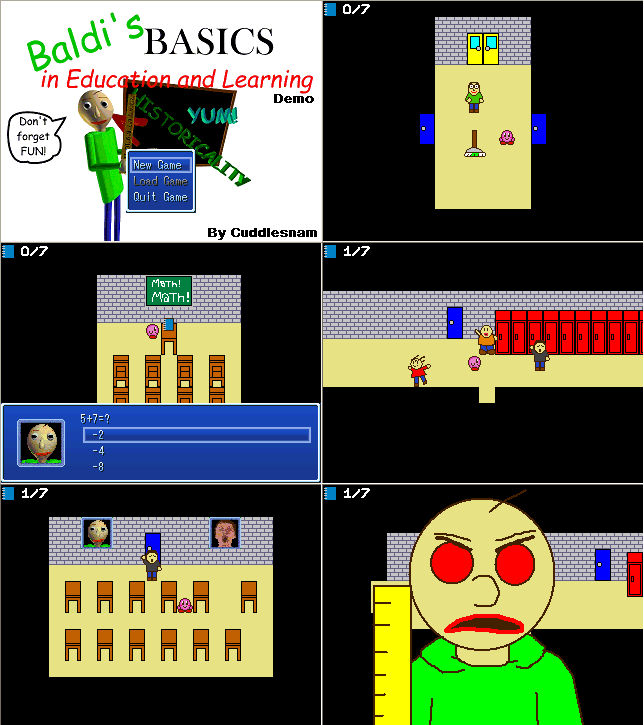 Baldi's Basics Demo on RPG Maker 2003 Download by Cuddlesnam on DeviantArt