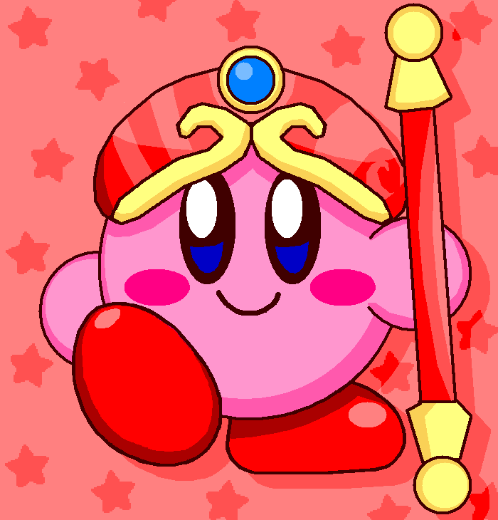 Staff Kirby by Cuddlesnam on DeviantArt