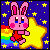 Nyan Bunny Kirby Ride Warp Star Icons