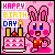 Kirby Bunny Icons (Happy Birthday)