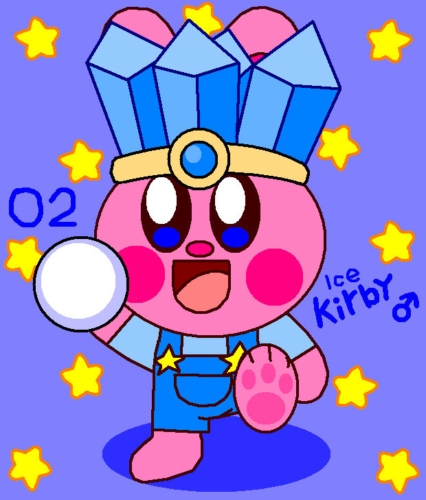 (Copy Abilities #2) Ice Kirby Bunny Chibi by Cuddlesnam on DeviantArt