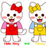Hello Kitty and Mimmy