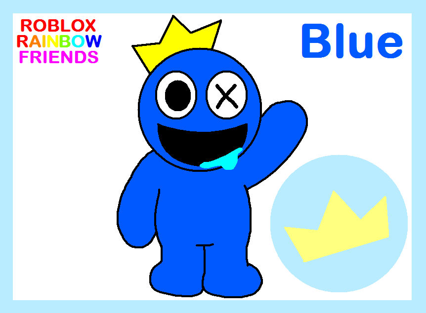 Roblox Rainbow Friends: Blue by heartsriannabendy on DeviantArt