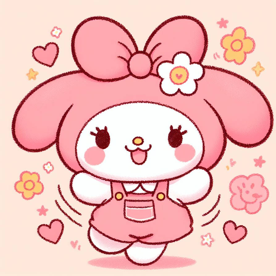 Cute My Melody With Pink Overalls AI Drawing By Cuddlesnam On DeviantArt cute-my-melody-with-pink-overalls-ai-drawing-by-cuddlesnam-on-deviantart