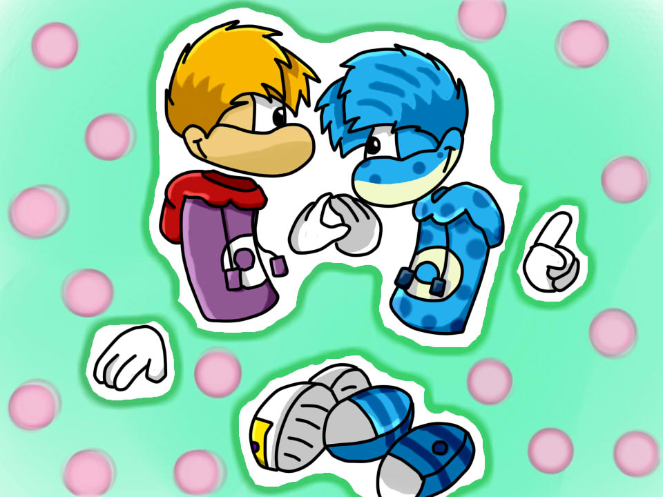 Rayman and Raybox~ by xNaika93x on DeviantArt