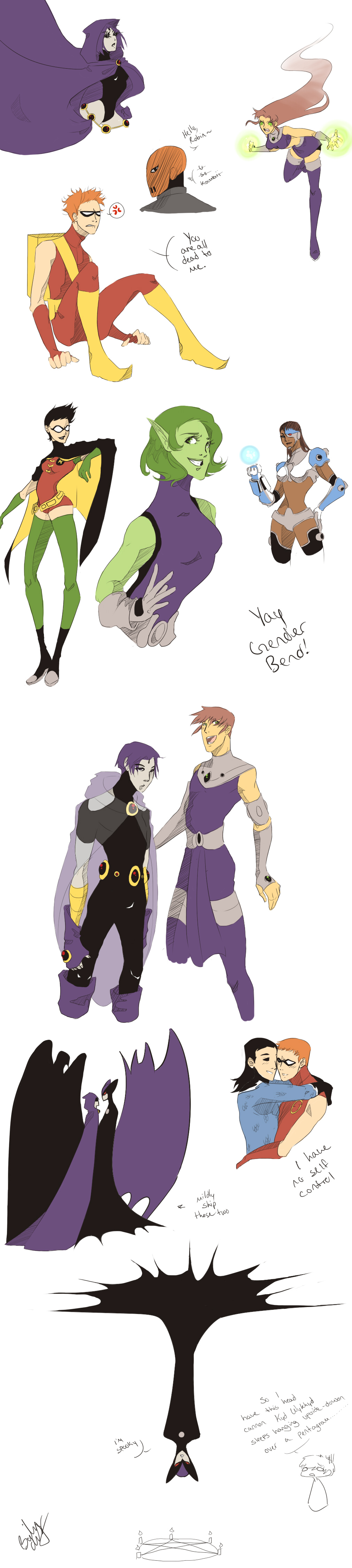 Teen Titans Doodle Dump