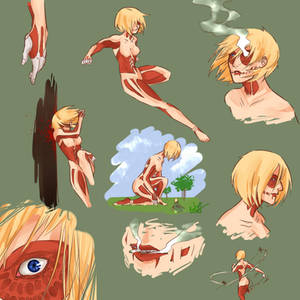 Female Titan Doodles