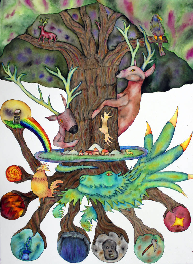 Исполинский ясень Иггдрасиль