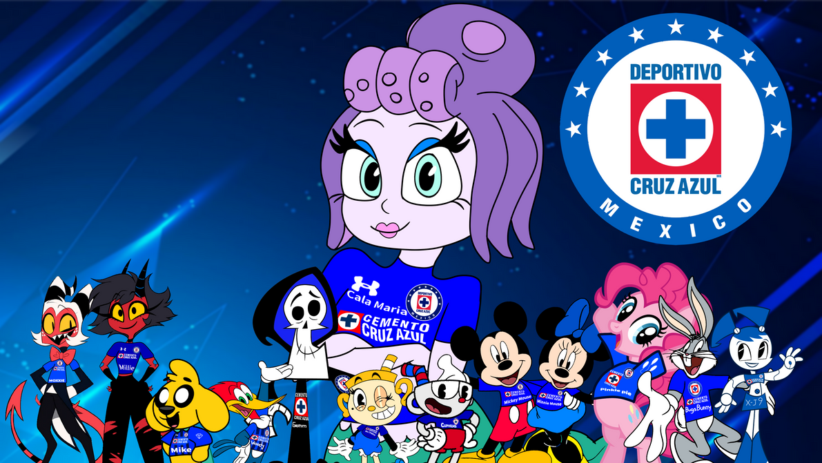 Cruz azul cartoons( cruzazulinos de corazon azul ) by theLadyevil1998 ...
