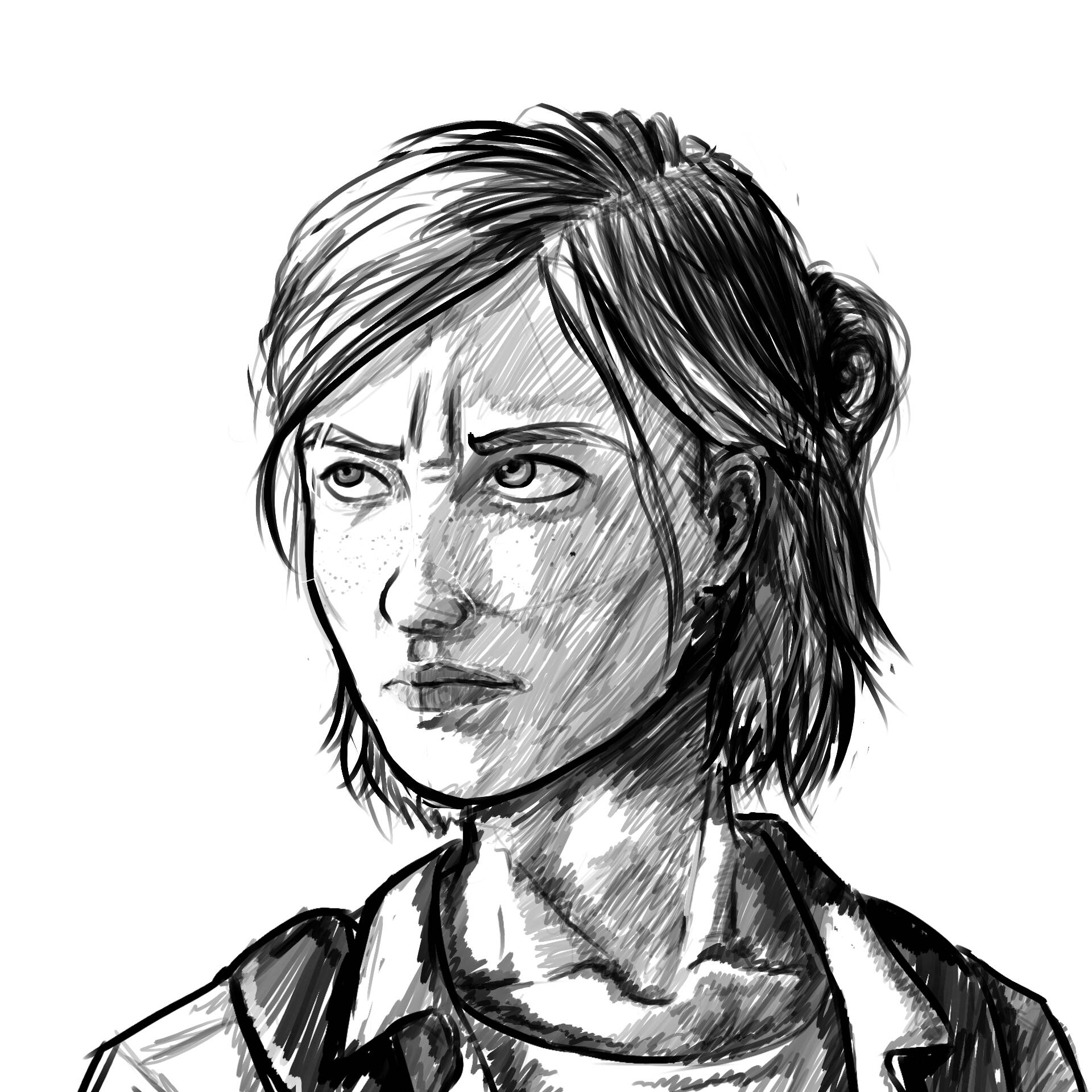 Drawing Ellie - The Last of Us 2