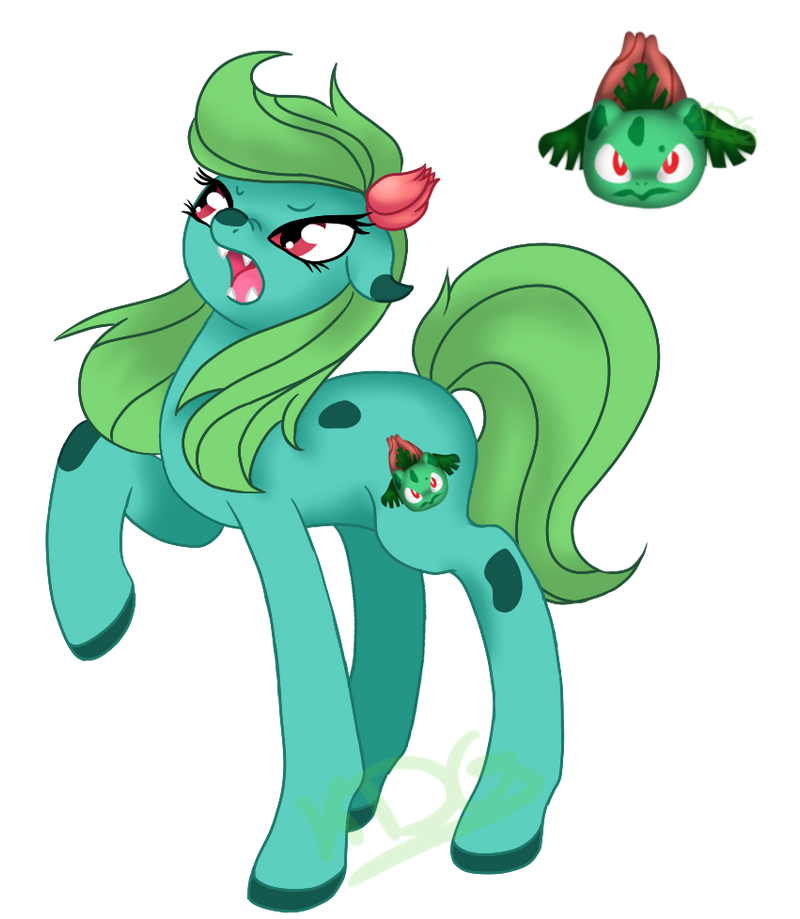 #002 ivysaur by Mondlichtkatze