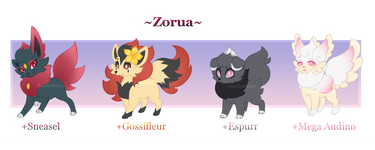 Zorua Variant Adopts (4/4 Open)