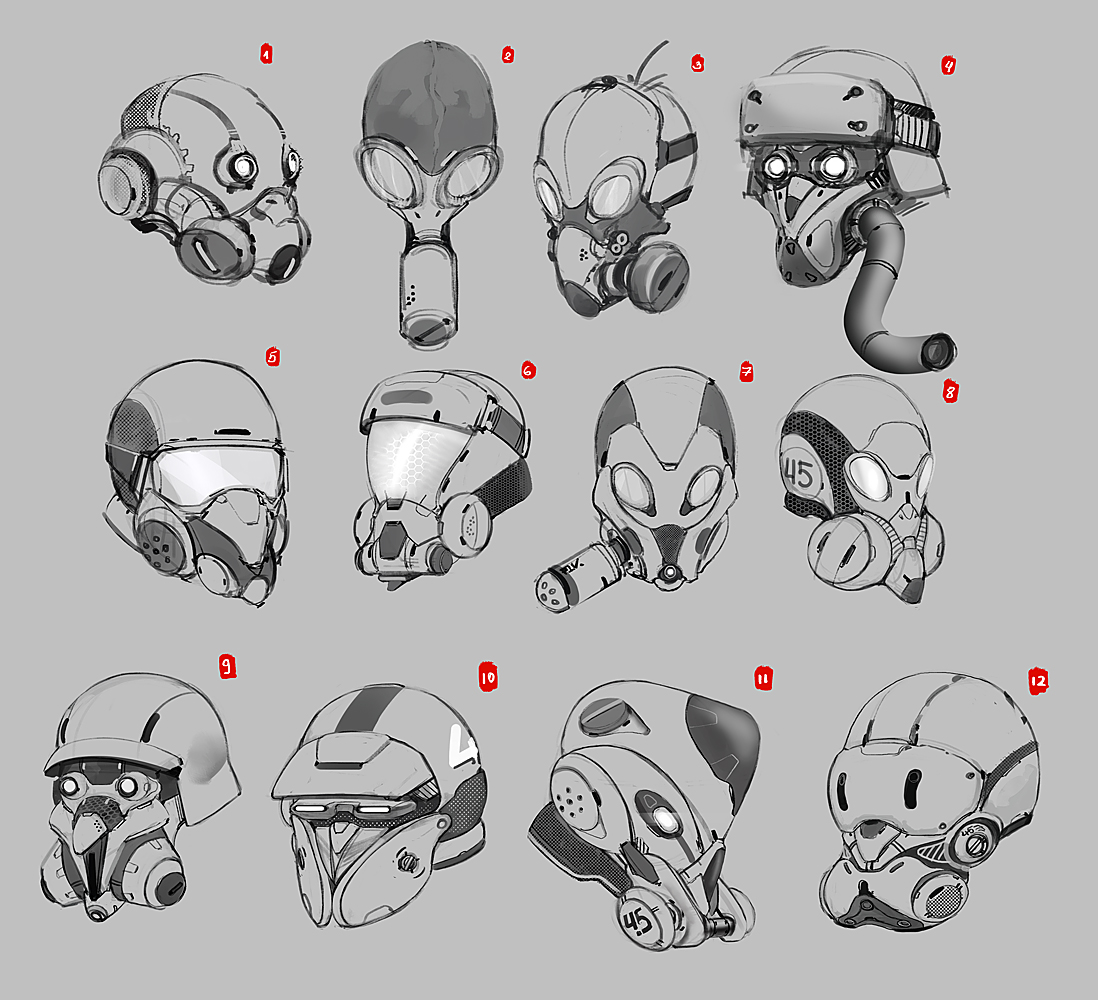 helmets/masks