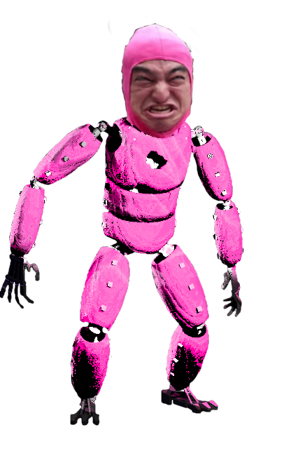 Pink Guy Animatronic