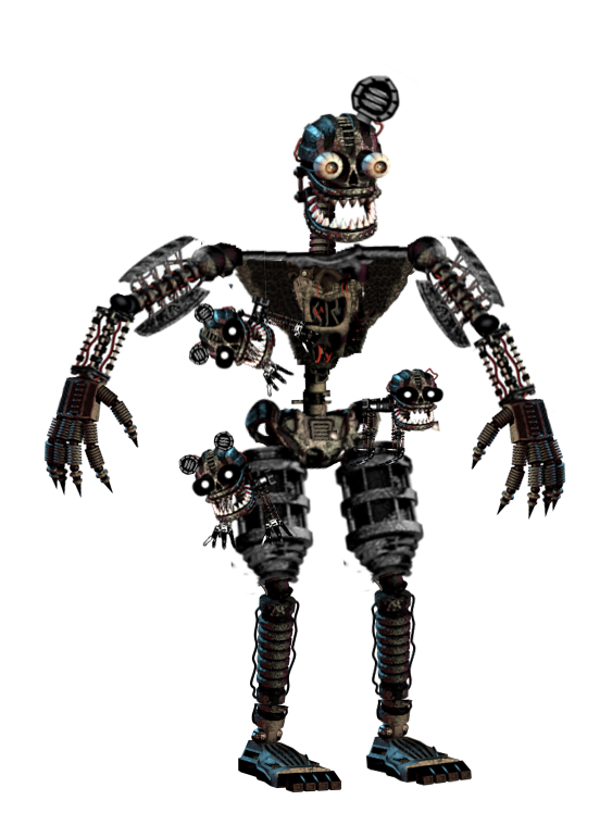 Nightmare Freddy's Endoskeleton + Video by Trapspring on DeviantArt