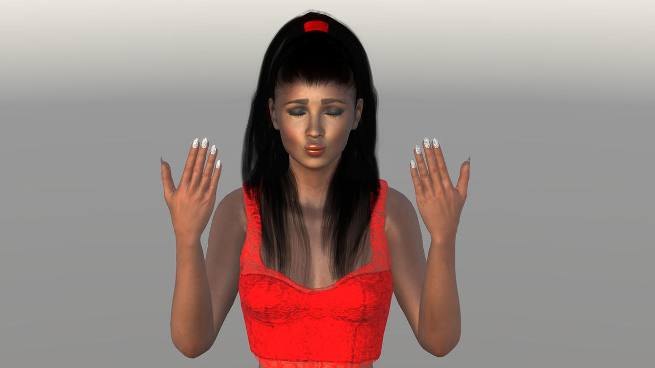 Realistic Girl Rig 3D model by bilalcreation on DeviantArt