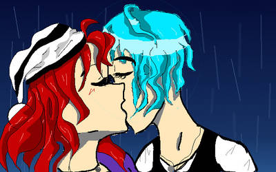 a kiss in the rain