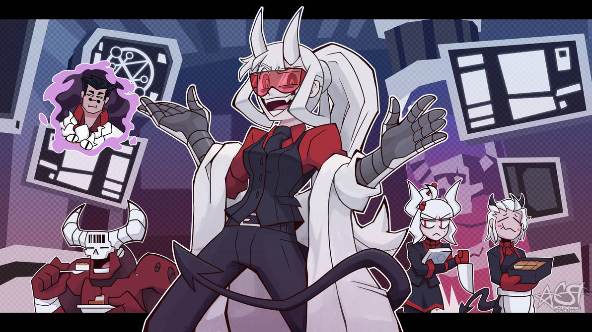 Loremaster Loremaster (Helltaker Anniversary) by Chris-Star-Fer on DeviantArt