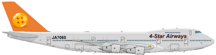 4-Star Airways 747-200 JA7085