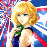 COMMISSION: APH Nyo!America by The-C-E-O