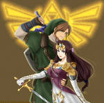 COMMISSION: APH Link and Zelda AusHun Cosplay by The-C-E-O