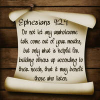 Ephesians 4:29