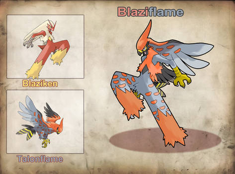 Poke Fusion - Blaziflame