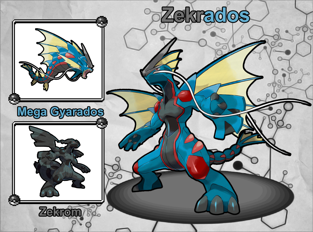 Poke Fusion - Zekrizard by PokeFusionMan on DeviantArt