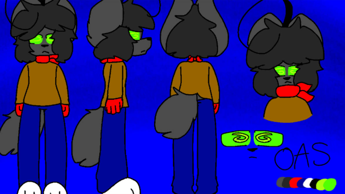OAS ( Original Asic Stan ) ref by WolfyFox42 on DeviantArt