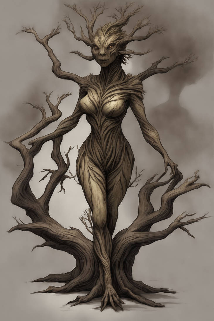 Tree Golem Wood Golem by doggodranu on DeviantArt