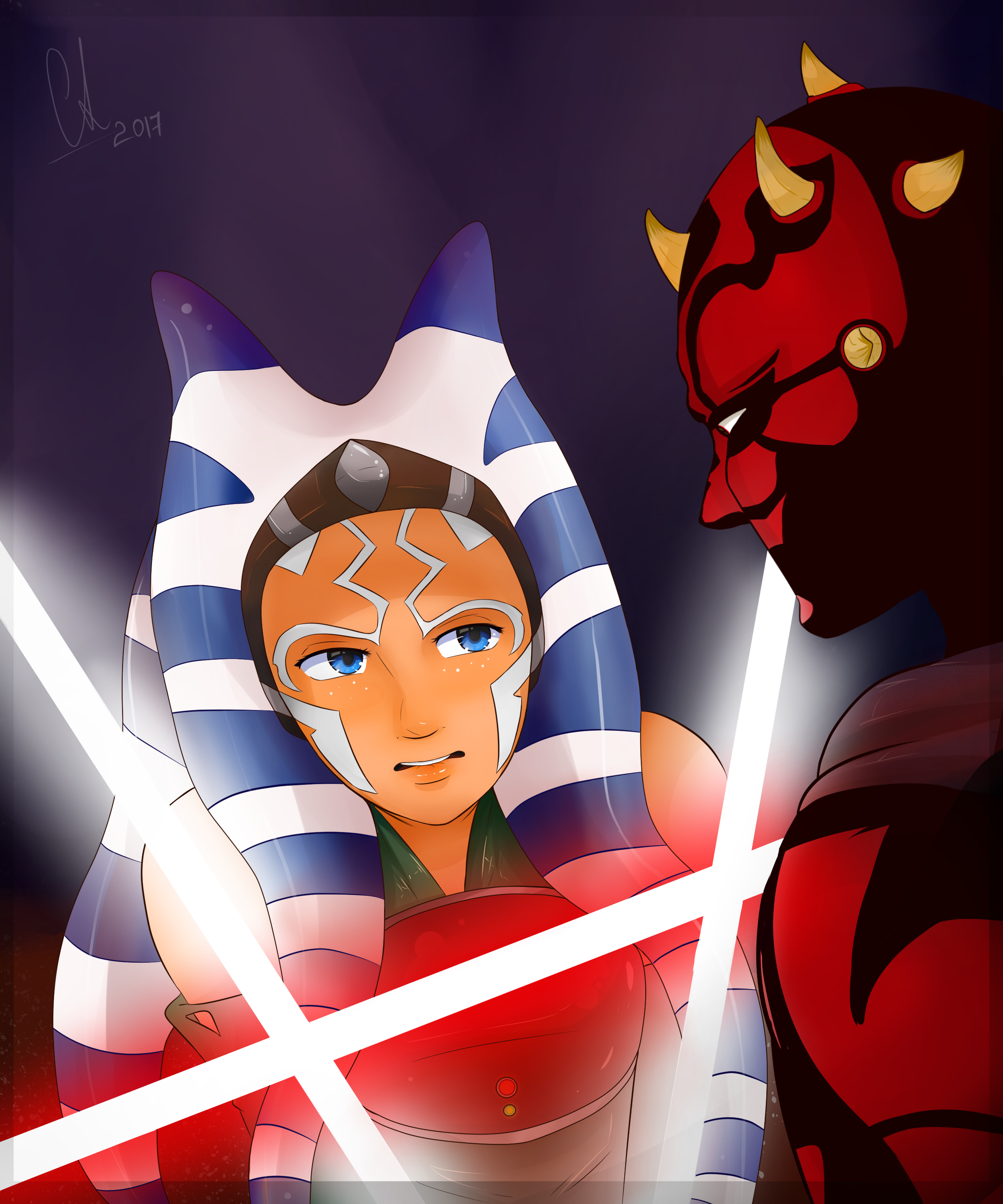 Ahsoka vs Maul