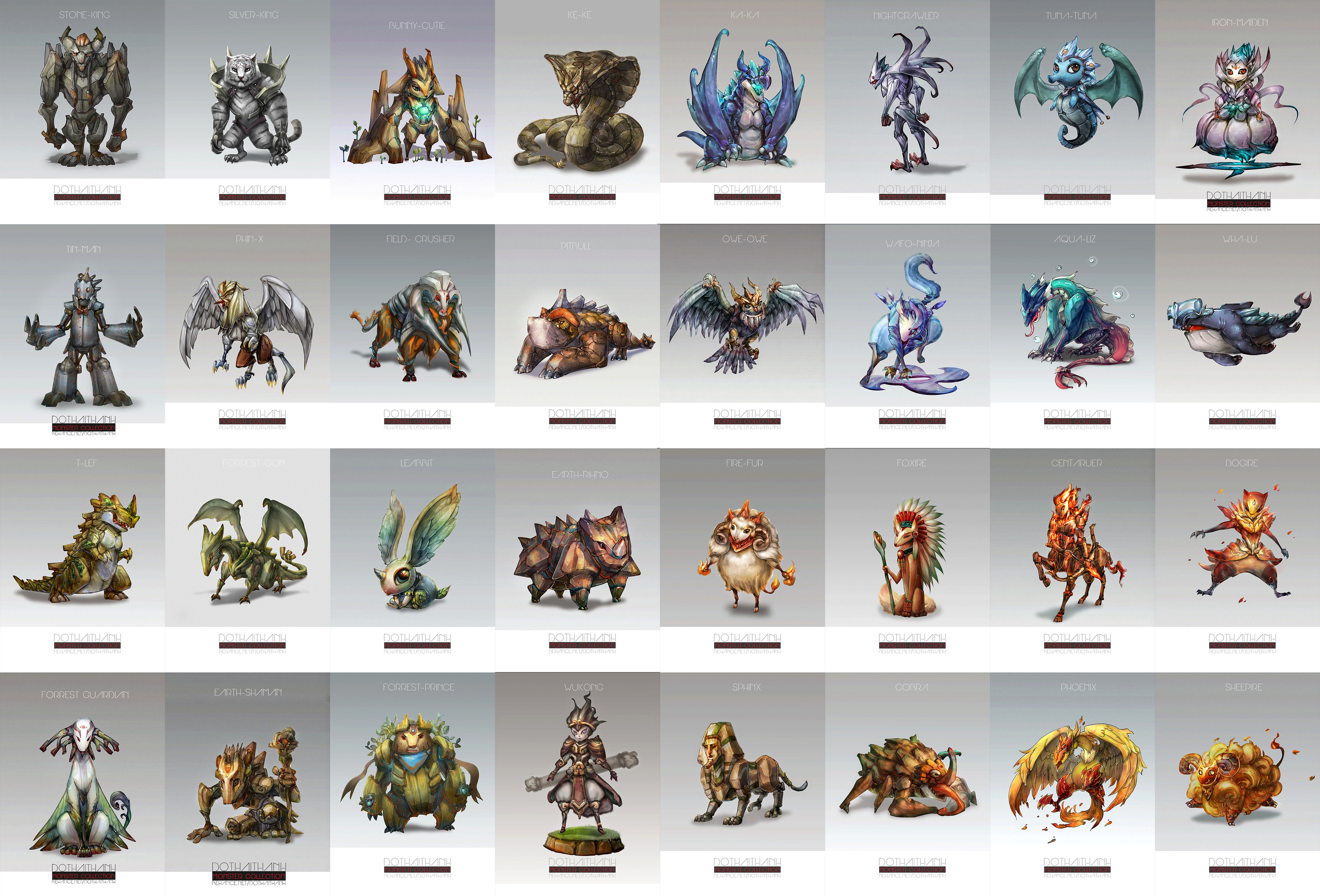 Fengshui monster collection