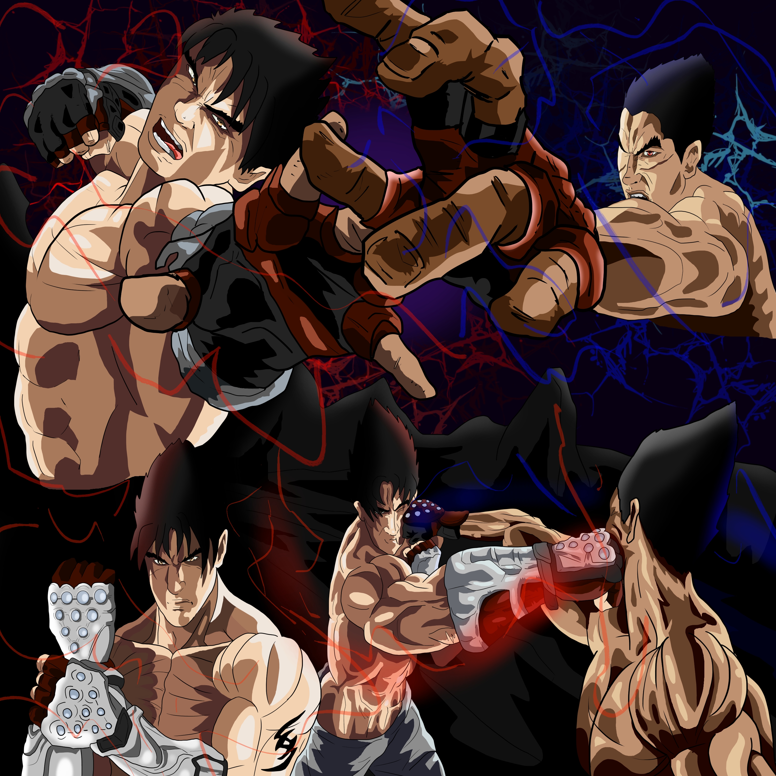Tekken 8: The Big Three by SuperSaiyanCrash on DeviantArt