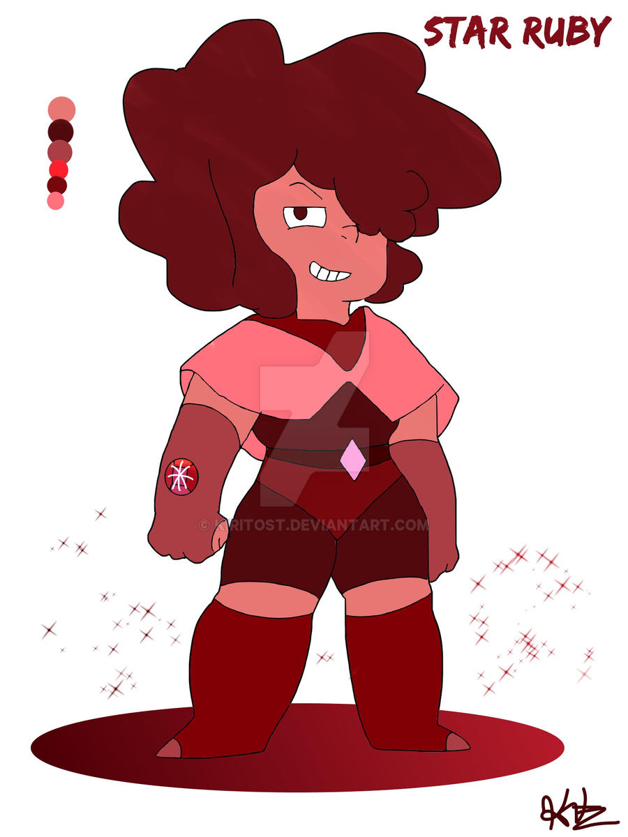 Star Ruby redesigned by Kiritost on DeviantArt