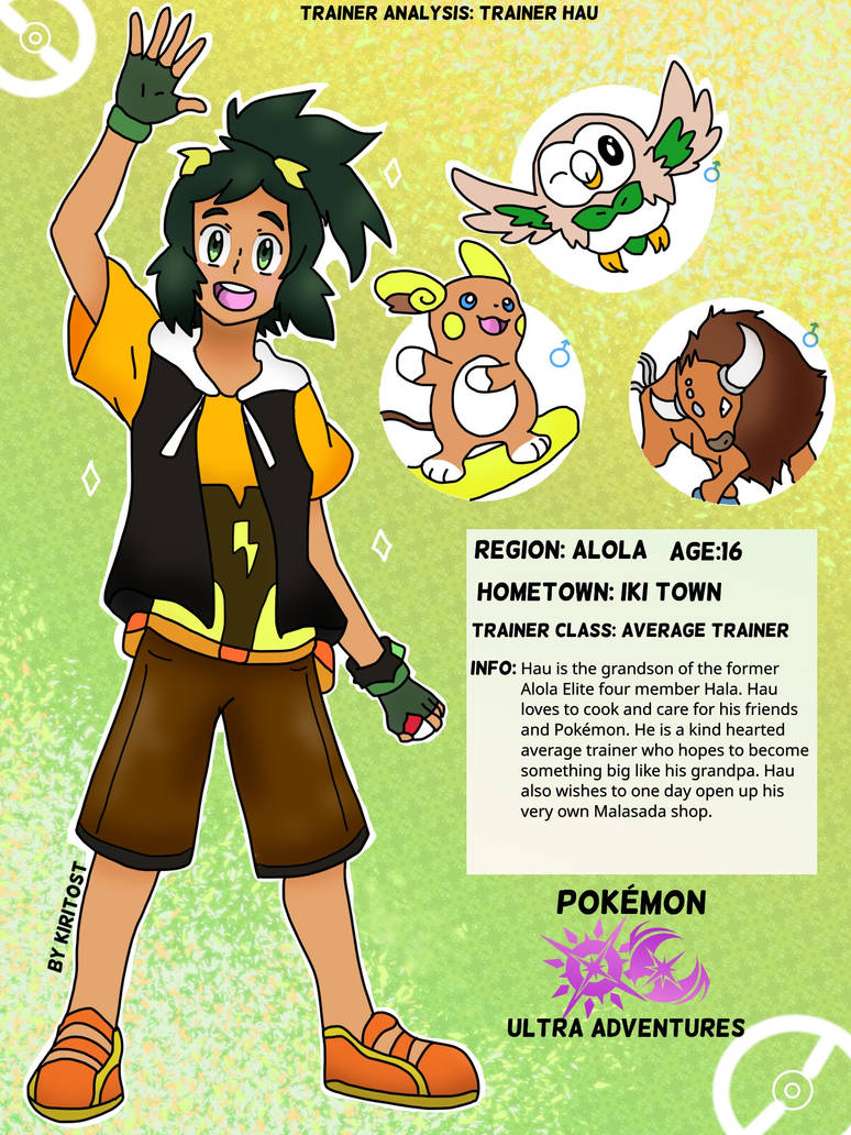 Hau - Pokémon Trainer of Alola