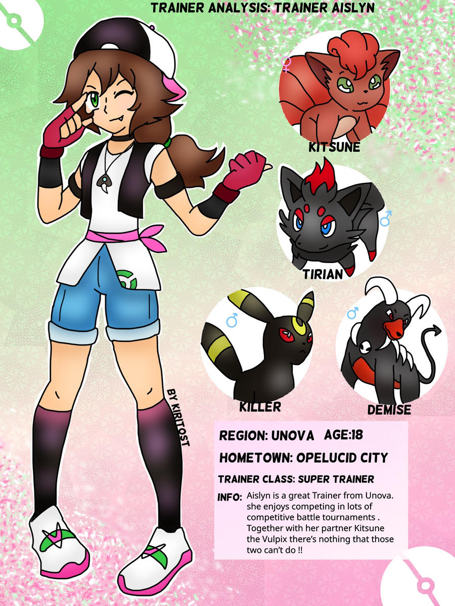 Pokemon Trainer Analysis Card Trainer Aislyn By Kiritost On Deviantart Pokemon Trainer Analysis Card Trainer Aislyn By Kiritost On Deviantart