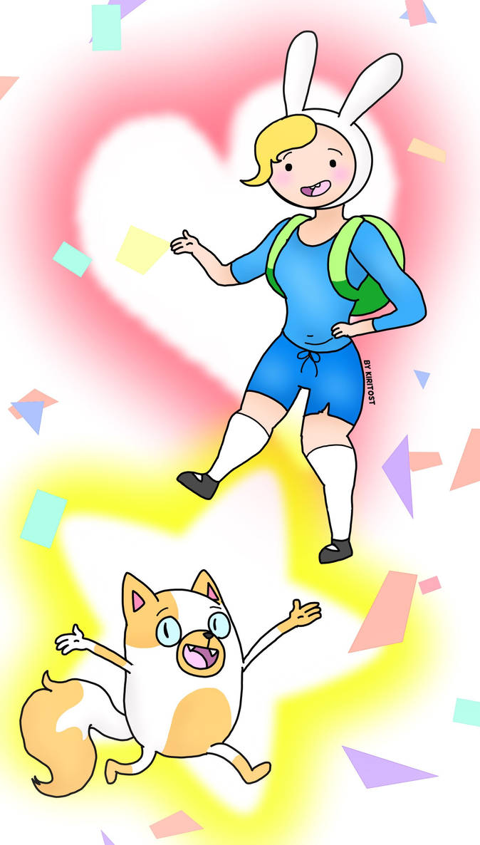 Fionna and Cake- Adventure Time fanart by Kiritost on DeviantArt
