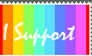 I support Rainbow Stamps