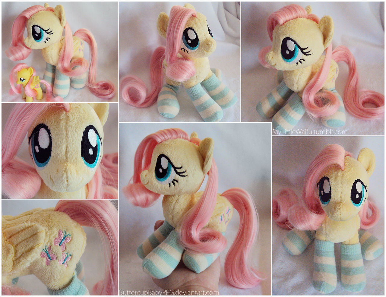 Fluttershy Beanie with Brushable Hair