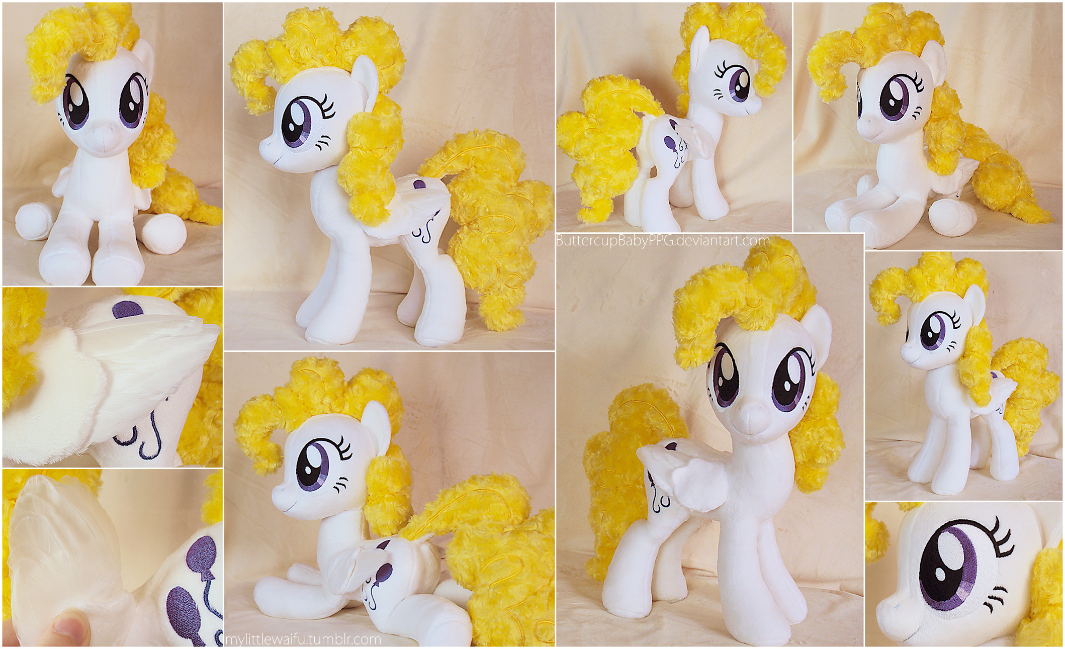 Surprise Plushie with Real Feather Wings